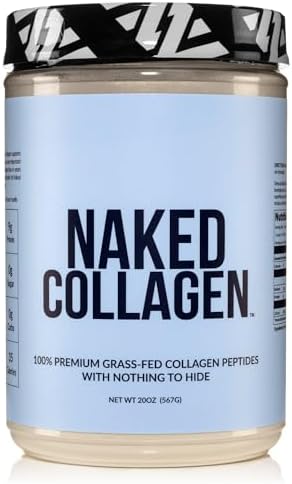 Grass-Fed Unflavored Collagen Peptides Powder 60 Servings Keto Paleo Friendly