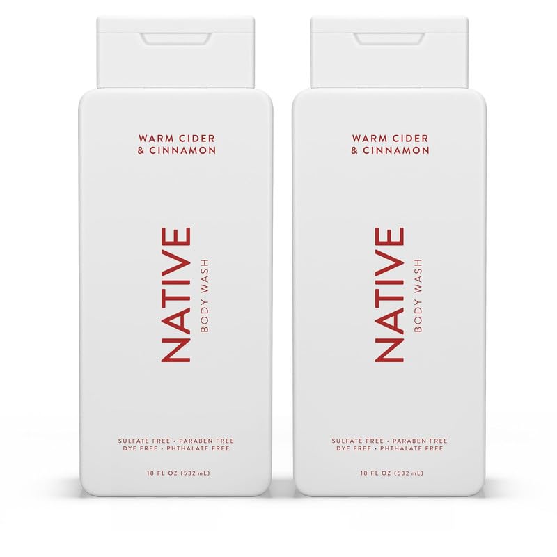 Native Seasonal Body Wash, Warm Cider & Cinnamon, 18 oz ? 2 Pk