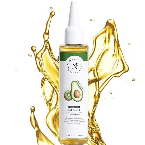 NaturAll Hydrating Hair Oil with Avocado & Kiwi Seed Oils for Growth & Repair