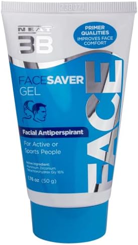 Neat Feat 3B Face Saver Antiperspirant Gel, 1.76 Fl Oz, White/Blue