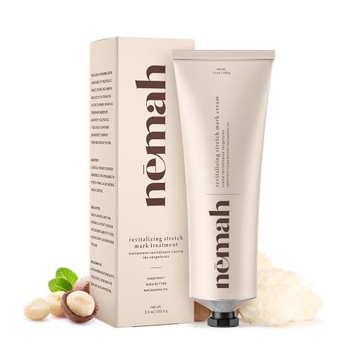 Nemah Vegan Stretch Mark Cream for Pregnancy & Postpartum - 3.5 oz