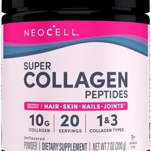 NeoCell Super Collagen Peptides Powder, 10g Serving, Keto Friendly, 7 oz Container