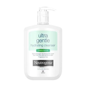 Neutrogena Ultra Gentle Hydrating Cleanser for Sensitive Skin 12 oz Bottle