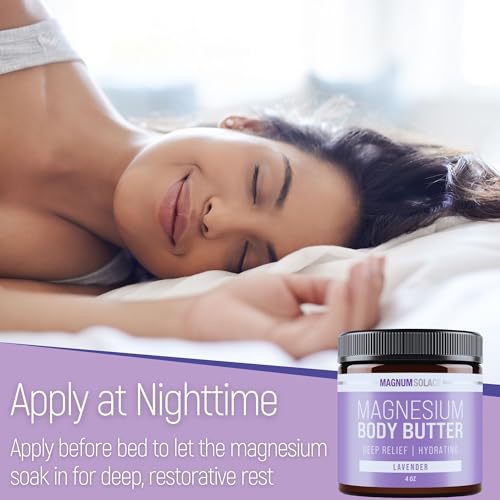 Nighttime Lavender Magnesium Body Butter Cream - Image 5