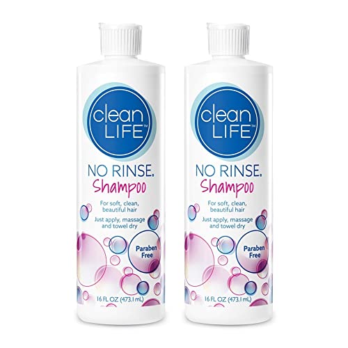 No-Rinse Shampoo 16 oz (Pack of 2) - Fresh, Clean, Odor-Free Formula