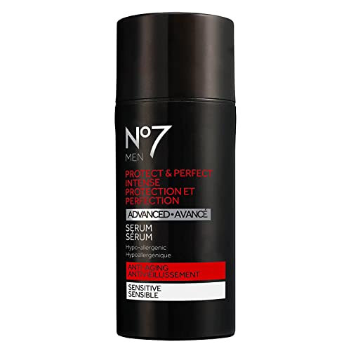 No7 Men Protect & Perfect Serum - Anti-Aging Retinol Facial Moisturizer (30 ml)