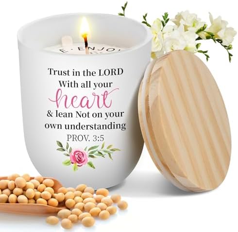 Norme 7 oz Catholic Religious Scented Candle for Women