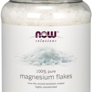 NOW Foods Pure Magnesium Flakes, Zechstein, 54-Ounce