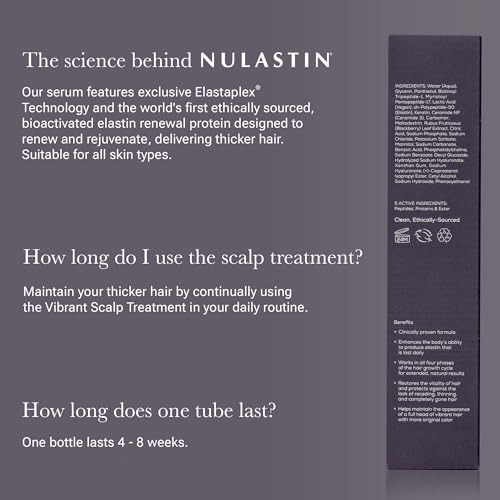 NULASTIN Vibrant Scalp Serum Treatment, 2-Pack, Vegan & Cruelty-Free, Thicker Hair - Image 5