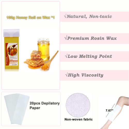 Nynelly Roll-on Wax Warmer Kit for Hair Removal - Image 3