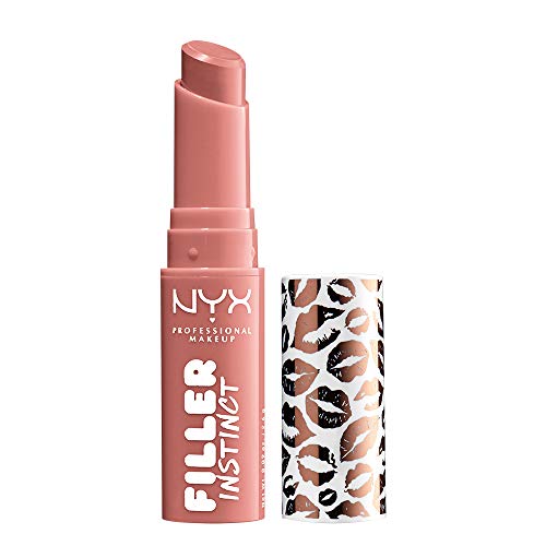 NYX Filler Instinct Plumping Lip Color Balm Beach Casual Nude Pink 0.23 Oz