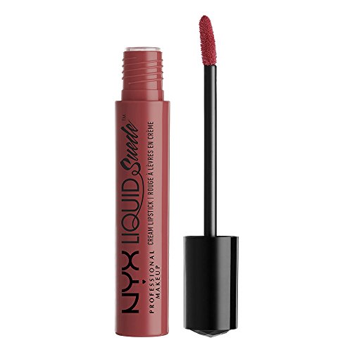 NYX Liquid Suede Cream Lipstick - Soft Spoken, Pink with Gold Iridescence