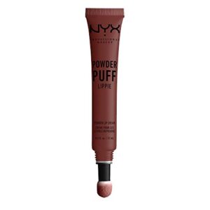 NYX Powder Puff Lippie Lip Cream - Cool Intentions (Light Brown, Pink Undertones)
