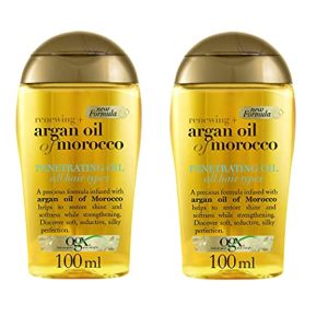 OGX Argan Oil of Morocco 100ml Combo Pack for Silky, Soft Hair