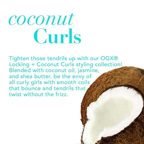 OGX Coconut Curls Decadent Creamy Mousse, 7.9 oz - Image 3