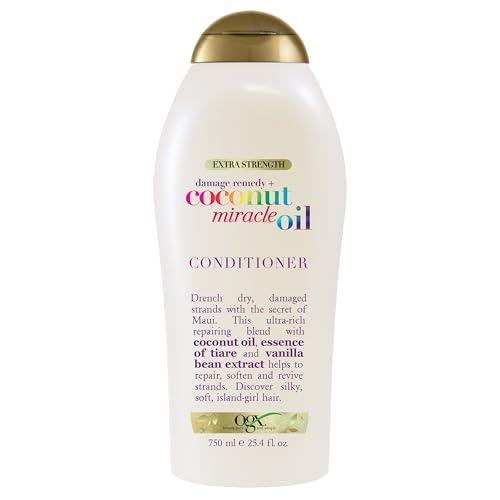 OGX Coconut Miracle Oil Conditioner for Dry, Frizzy Hair - 25.4 Fl Oz