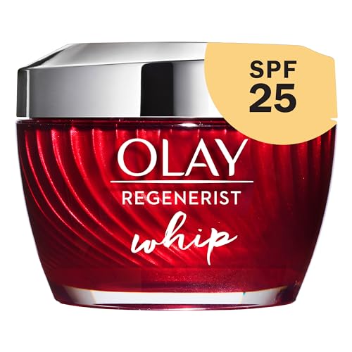 Olay Regenerist Whip Moisturizer with SPF 25, 1.7 oz, Light Feel Cream