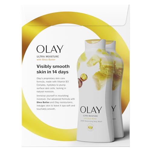 Olay Shea Butter Body Wash for Women, 22 oz (2-Pack) - Image 6