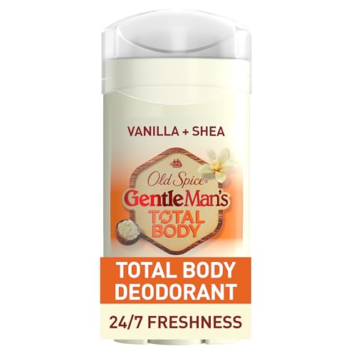 Old Spice Men's Whole Body Deodorant, Vanilla + Shea, Aluminum-Free, 3 oz