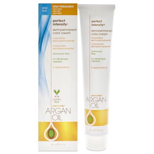 One N' Only Neon Blue Semi-Permanent Hair Color with Argan Oil (3 oz)
