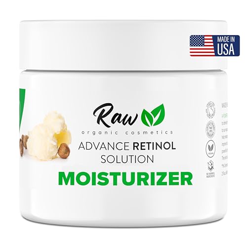 Organic Retinol Face Cream - Anti-Aging Moisturizer with Shea Butter & Aloe, 2oz