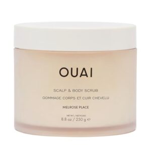 OUAI Melrose Place Scalp & Body Scrub - Exfoliating Sugar & Coconut Oil (8.8 Oz)