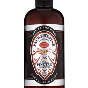 Packer's Pine Tar Body Wash for Psoriasis Relief | Natural, Paraben & Sulfate-Free, 16 oz