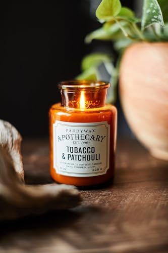 Paddywax 8-Ounce Artisan Apothecary Candle, Tobacco & Patchouli Scented - Image 3