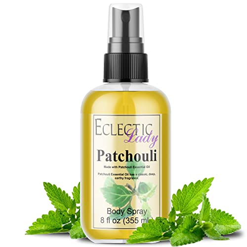 Patchouli Body Spray for Women, 8 Oz - Long-Lasting, Earthy Scent, Paraben Free