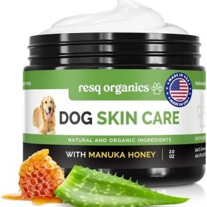 Pet Hot Spot Healing Ointment: Itchy Skin Relief with Manuka Honey & Aloe (2 Oz.)