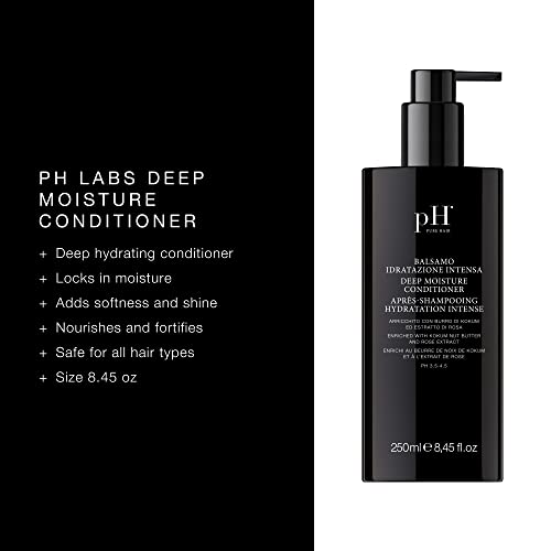 PH Labs Deep Moisture Conditioner for Intense Hydration Dry Hair 8.45 oz - Image 2