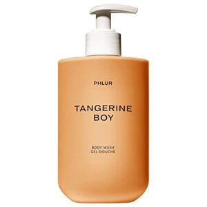 PHLUR Tangerine Boy Sulfate-Free Citrus Body Wash 16 Fl Oz Gel Cleanser with Antioxidants