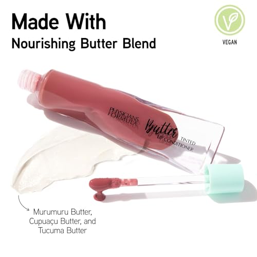 Physicians Formula Butter Lip Gloss, Amazonian Butter, Tinted & Glossy - Brazilian Berry - Image 5