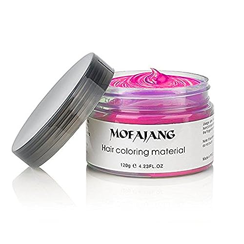 Pink Temporary Hair Wax 4.23 oz - Easy Washout for Halloween & Cosplay