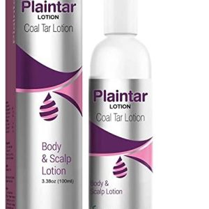 Plaintar Coal Tar Lotion for Dandruff, Psoriasis & Dermatitis - 3.38 Oz
