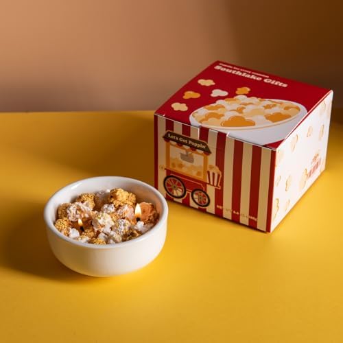 Popcorn Bowl Scented Candle for Aromatherapy and Relaxation - Image 6