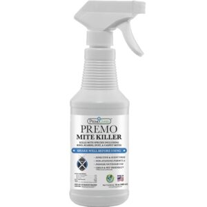 Premo Guard Mite Killer Spray – 16 oz, Safe for Kids & Pets, Natural Formula