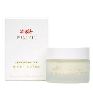 PURE FIJI Night Cream: Regenerative Anti-Aging Moisturizer for All Skin Types (1.7oz)