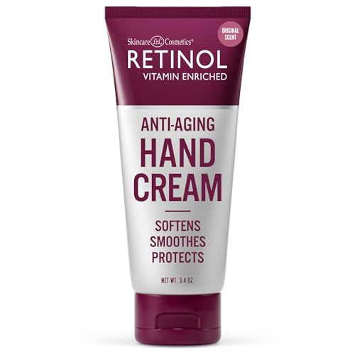 Retinol Anti-Aging Hand Cream - Conditions Skin, Nails & Cuticles with Vitamin A