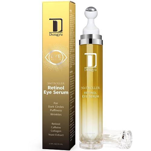 Retinol Eye Cream for Dark Circles and Puffiness - 1oz Daily Under Eye Serum