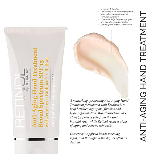 Retinol Hand Treatment with SPF 15 for Anti-Aging and Dry Skin Repair - Image 2