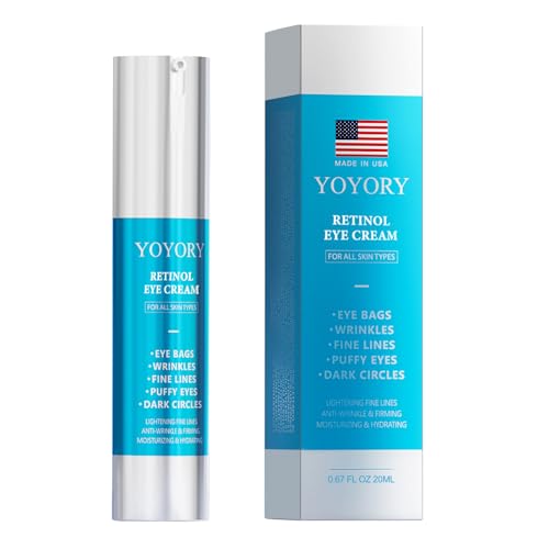 Retinol Under Eye Cream for Fine Lines, Dark Circles & Puffiness (20ml)