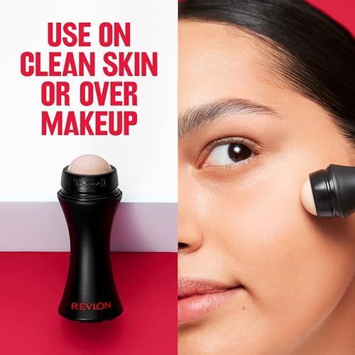 Revlon Volcanic Face Roller for Oily Skin Control, Reusable Mini Massage Tool - Image 6