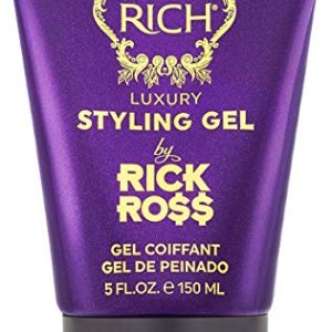 RICH by Rick Ross Men's Styling Gel - All Hair Types, Medium Hold, 5 Fl oz