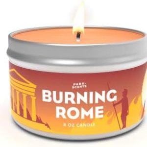 Spaceship Earth Scent Rome Candle 8 oz Natural Soy Blend Tin Handmade