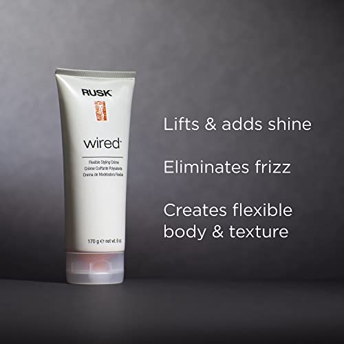 RUSK Wired Flexible Styling Creme, 6 Oz - Lifts, Shines, Soft Body & Support - Image 2