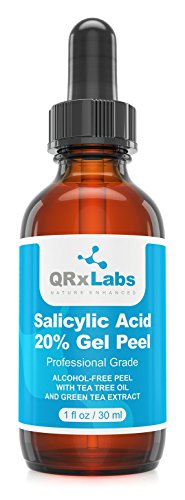 Salicylic Acid 20% Gel Peel - Alcohol-Free, Tea Tree Oil & Green Tea - 1 fl oz