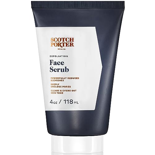 Scotch Porter Men's Exfoliating Face Scrub | Vegan, Non-Toxic, 4oz