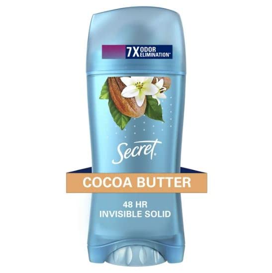Secret Women's Invisible Solid Antiperspirant Deodorant Cocoa Butter Scent 2.6 Ounce - Image 9