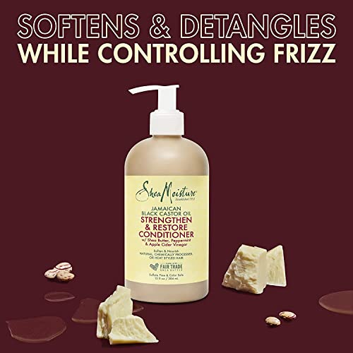 SheaMoisture Jamaican Black Castor Oil Conditioner 13 oz, Sulfate-Free, Value Pack of 2 - Image 9
